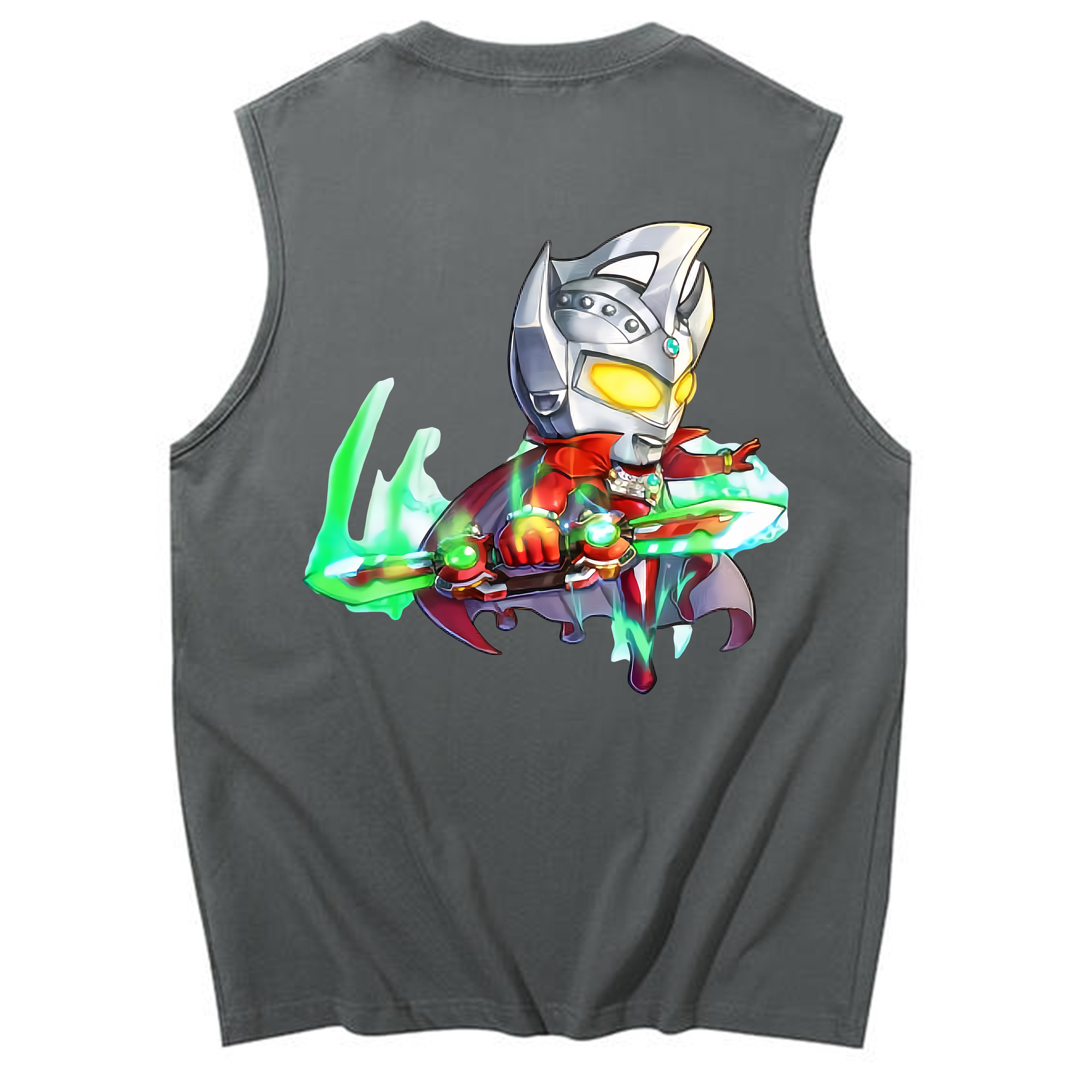 （画像用） ウルトラマン Ultraman コットン100％タンクトップ（背面プリント）